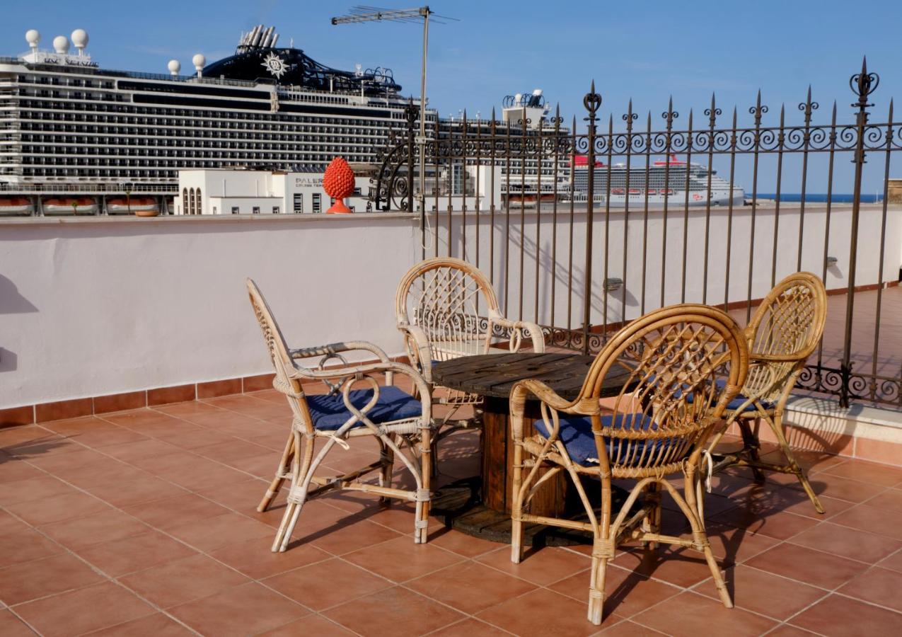 Апартаменты Attico Con Terrazza Sul Porto Палермо Экстерьер фото